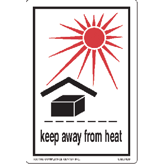 Shipping Label Protect from Heat Labels 3" x 4" 500 per Roll 